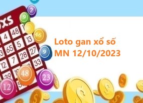 Loto gan xổ số MN 12/10/2023